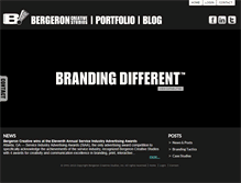 Tablet Screenshot of bergeroncreative.com